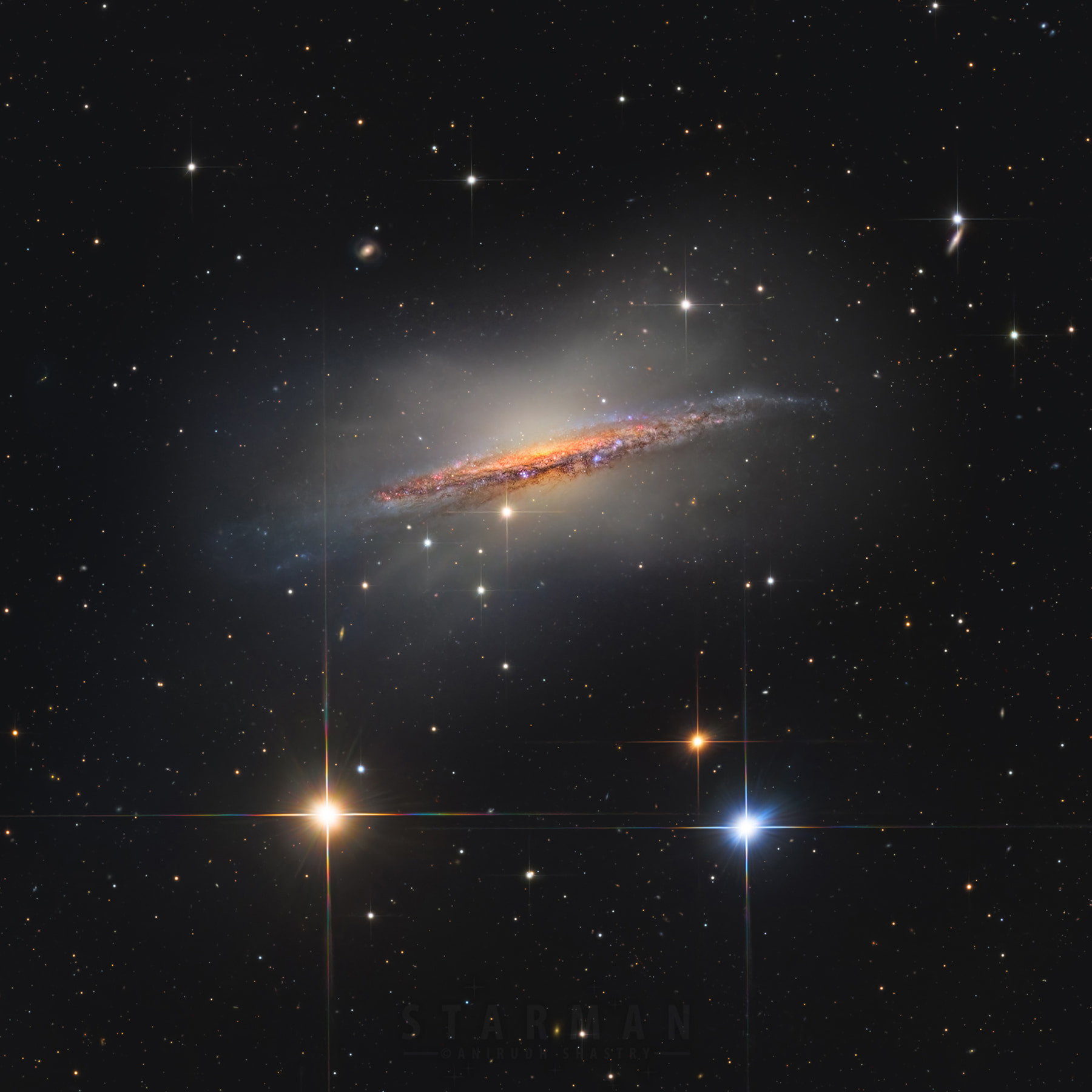 NGC 1055: A Cosmic Ember