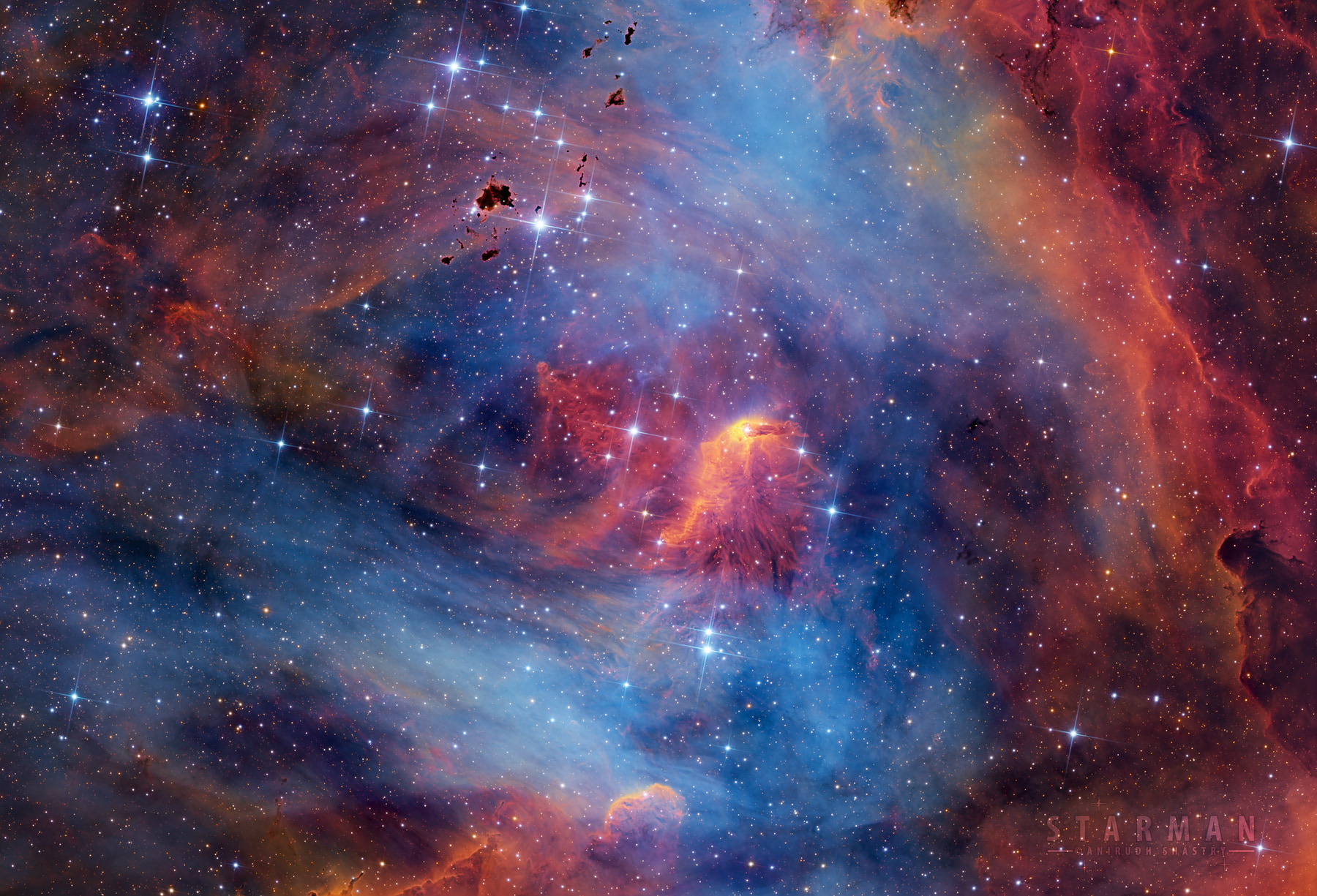 IC 2944: The Running Chicken Nebula