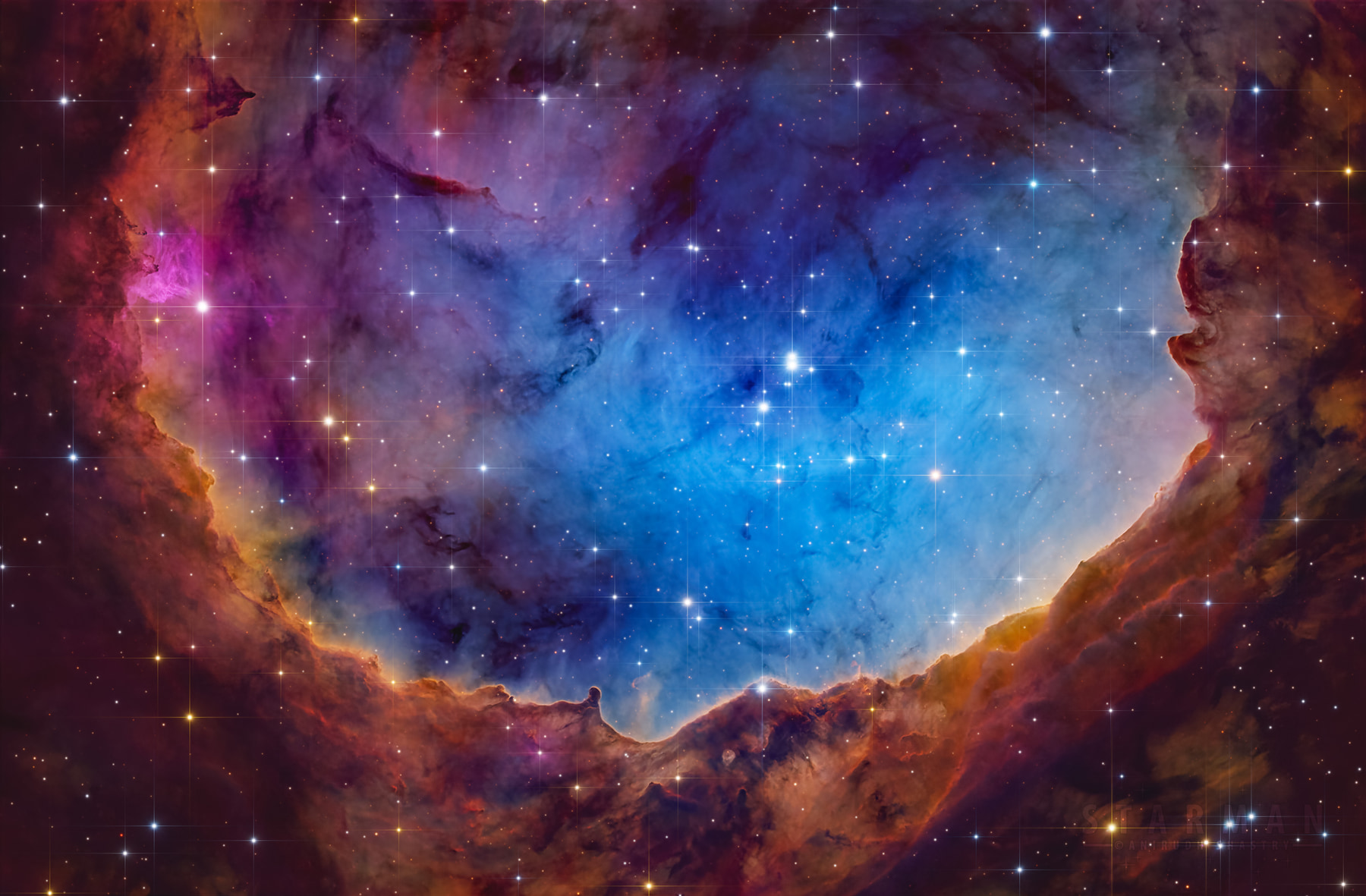 NGC 3324: The Cosmic Cliffs In Carina