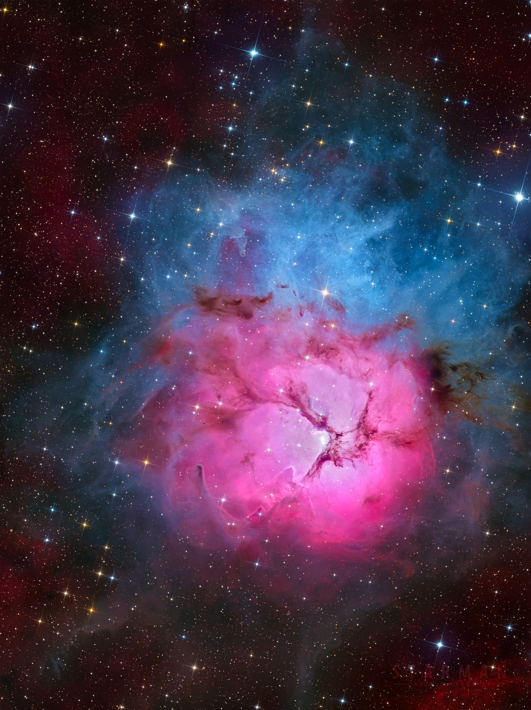 NGC 6514: The Trifid Nebula