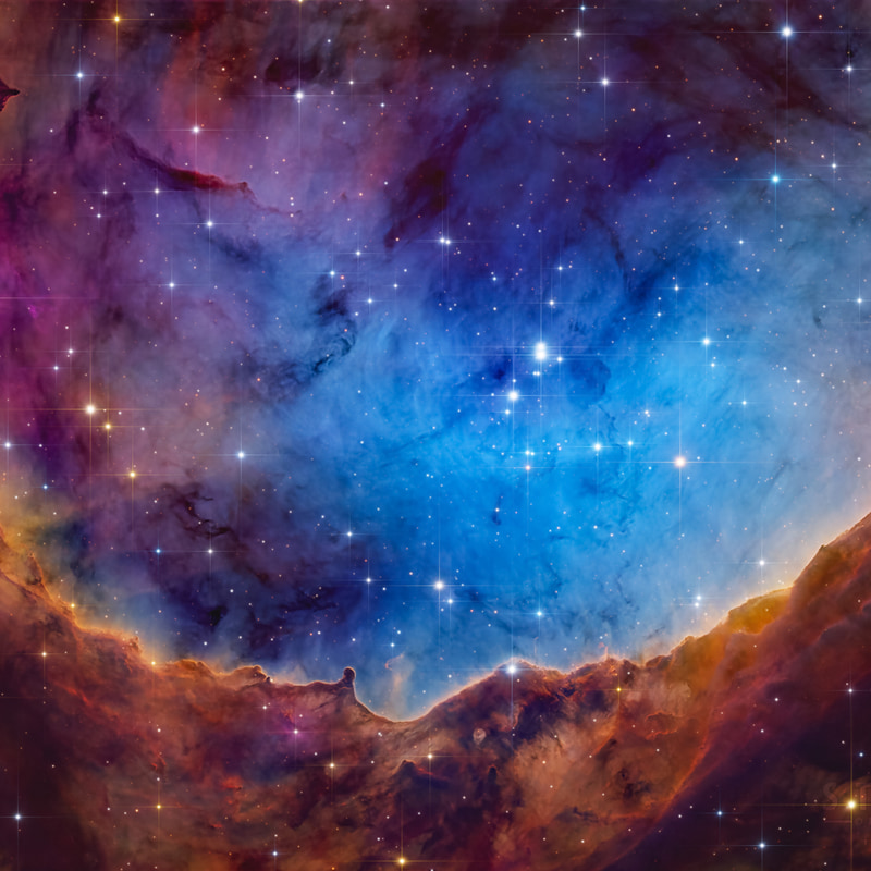 The Cosmic Cliffs Of Carina